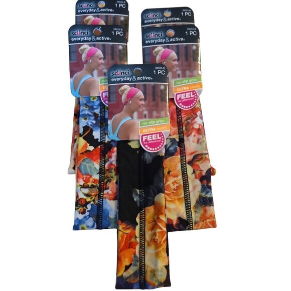 Floral Patterned Headbands - Multi-Color - Picture 1 of 1